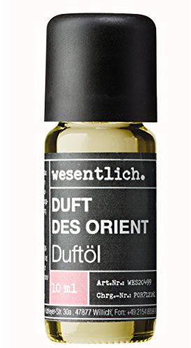 wesentlich. Duftöl Duft des Orient 10ml - feiner Duft für Diffuser und Lampe - als Raumduft oder zur Kerzenherstellung - pure Premium Öle aus Deutschland