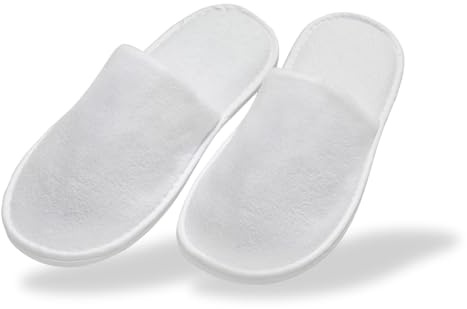 NATURECA Zapatillas Unisex para Casa, Hotel, Spa y Viaje - Desechables, Talla Única, Pantuflas Para Invitados, Suela EVA de 5 mm