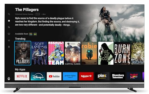 MEDION 163,9 cm (65 Zoll) MiniLED Fernseher (TiVo, Smart-TV, Dolby Vision HDR, Subwoofer, MEMC, Micro Dimming, TiVo Medienportal, Netflix, Prime Video, Disney+, Dolby Atmos, PVR, Bluetooth, MD 865900)