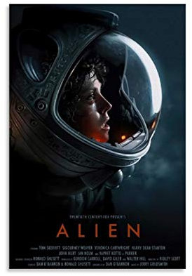 JHDSA Filmposter (1979) Science Fiction Film Druck auf Leinwand alle Poster Scroll Wall Art Bild Familie Home Decor Schlafzimmer Dekorative Poster 60 x 90 cm