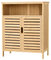 [en.casa] Bambus Badezimmerschrank Eslöv Badezimmer Kommode Badschrank mit Ablagen Mehrzweckschrank 81 x 65,5 x 31 cm