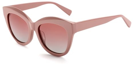 ZENOTTIC Trendy Polarized Women Sunglasses: Retro Cateye Shades - Sun Glasses Designed for Vacation with UV400 Protection Pink
