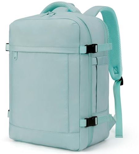 ETRONIK for NEW Ryanair Cabin Bags 40x30x20 Underseat, 25L Travel Backpack Hand Luggage Carry-on Airplanes Flight Bag, 40x30x20 Cabin Bag for Travelling Casual Daypack for Ryan Wizz Air, Green