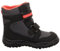 Superfit Husky Schneestiefel, SCHWARZ/ROT 0020, 32 EU Schmal
