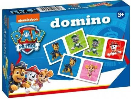 pour Pat Patrouille - Domino 28 Cartes Heros Personnages Chiens - Observation & Association - Set Jeu educatif 3 Ans avec Carte Tigre