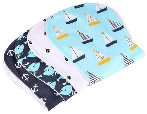 Gogogmee 4 piezas Paños de Eructos para Toallas de Alimentación de Absorbentes Suaves y Duraderas para Uso Casa y Cuidado Infantil