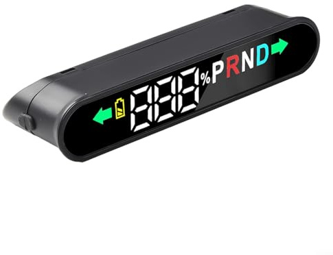 HUD - Pantalla frontal para Tesla Model 3 y Model Y, velocímetro digital con señal de engranajes, pantalla de tablero de instrumentos electrónicos ABS para automóvil, color negro