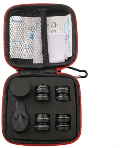 Professionellt 10-pack smartphone-objektivsats med fiskögonobjektiv, vidvinkelobjektiv, teleobjektiv, stjärnfilter för socialt för media, fotografering, naturfotograferingsklämma