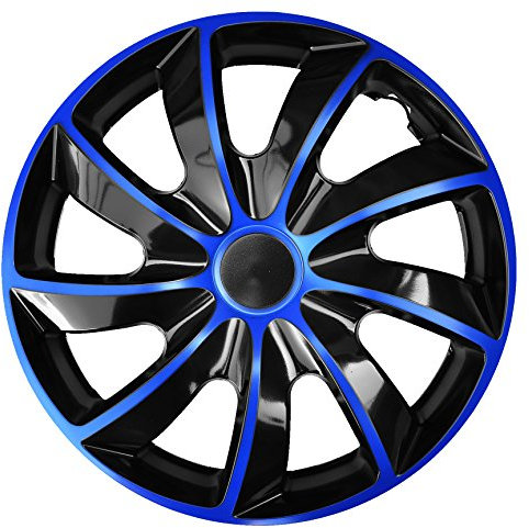 Enjoliveurs Quad Bicolor Bleues 4 Pcs (14)