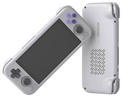 Retroid Pocket 4Pro Console de jeu portable rétro Android, multi-émulateurs, écran de 4,7 pouces, batterie de 5000 mAh, console de jeu classique (16 bits US)