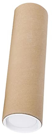 LeeQinersw Postal Tubes with End Caps, Strong Spiral Cardboard Tube, Cardboard Mailing Tubes for Packing, Storing & Shipping Posters, Charts, Blueprints, Maps, Artwork & Other Rolled Documents, 60cm