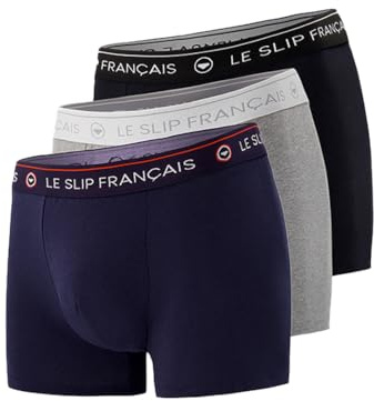 Le Slip Français - Lot de 3 Boxers en Coton 100% Made in France