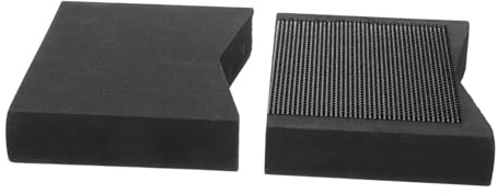 WHAMVOX Kick Block Set for Drum Pedals Anti-Skid Plastic Drum Pedal Stoppers for Enhanced Stability and Slide Prevention