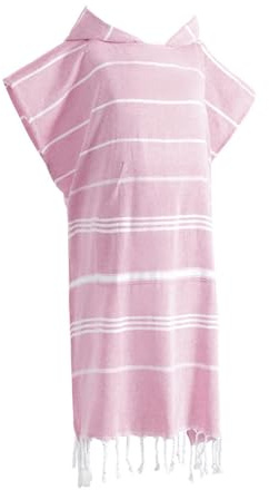 Vdaxvme Bathrobe Hooded Beach Towel Poncho For Surfing Swimming Quick Drying Microfibre Bathrobe Fixed Size Bath Poncho
