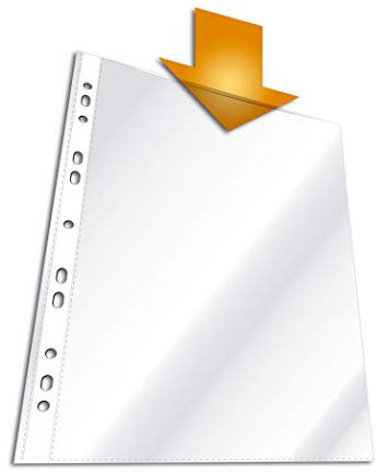 Durable Prospekthüllen DIN A4 Business, glasklar, Oben offen (1000 Hüllen)