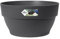 elho Vibia Campana Schale 27 - Blumentopf für Außen - Ø 27.0 x H 14.0 cm - Schwarz/Anthrazit