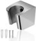 Supporto Doccetta, CHSEROK Argento Supporto Soffione Doccia, Universale Doccia Supporto con Viti, Lega di Zinco, Compatibile con la Maggior Parte delle Docce