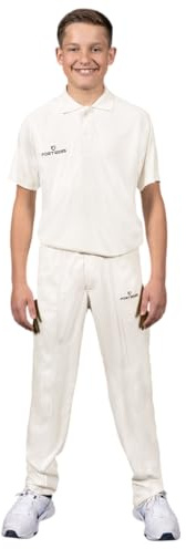 FORTRESS Junior Cricket Shirts [Boys & Girls] (Short Sleeve, 9-10 Years)