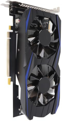 Lazmin112 Tarjeta Gráfica para Juegos, GTX550Ti GDDR5 6GB 192BIT PC Video Card, 3400MHZ Memory 800MHZ Core, Ventilador Dual Enfriado por Aire, Interfaz HDMI VGA DVI, para Juegos de Oficina
