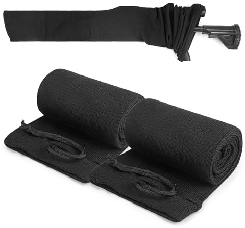 VicBre Extra Ancho Silicona tratada Rifle Protector,119,4 x15,2 cm Funda para Rifles y escopetas con visores