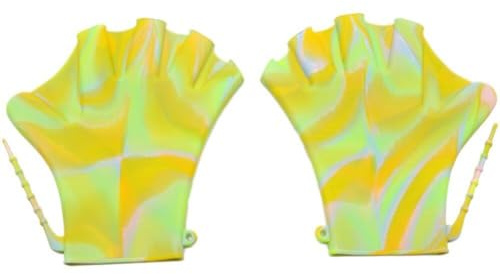 Ericetion 1 Par De Guantes Acuáticos para Niños, Guantes De Entrenamiento De Resistencia Agua para Fitness, Guantes para Surfear, Buceo, Guantes para Nadar