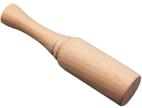 Mazo de tallado de madera de haya, martillo de trabajo de cuero, ideal para carpintería