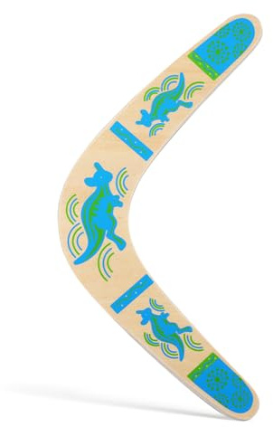 CORHAD Boomerang Toy for Boys and Girls and Adults Made of Wood Stable Flight Flying Fun Multi-Purpose Outdoor Game
