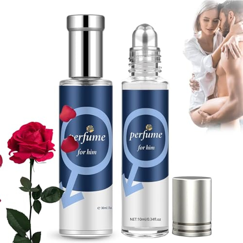 2PC Alpha Parfum Pheromone Pour Homme,Pheromone Parfume Hommes,Roll on Parfum Alpha,Parfums Cologne Longue Durée,Parfums Au Pheromone Homme Pour Attire Femmes, pour rencontres,fêtes