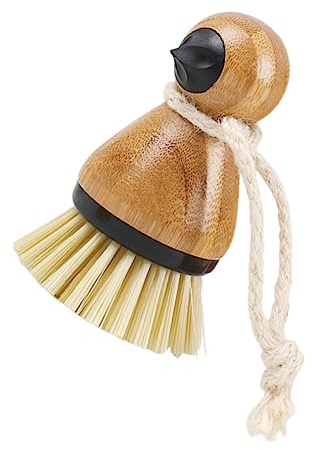 LOEFLIFA Portable Plastic Fruit and Vegetable Scrub Brush Durable Kitchen Cleaning Tool with Ergonomic Handle for Cleaning Mushrooms Carrots and More