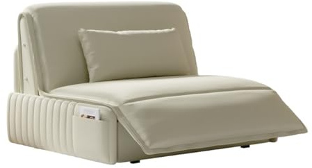 Modern Multifunktionell hopfällbar bäddsoffa, bekväm vardagsrumsfåtölj med justerbart ryggstöd Sovfåtölj(90cm)