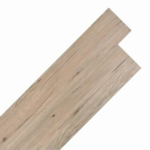 GeenYuu Planchas de suelo autoadhesivas de PVC de 30,5 x 61 cm, 28 unidades, color marrón roble, antideslizantes, impermeables, para salón, dormitorio, cocina, baño, con aislamiento acústico y fácil