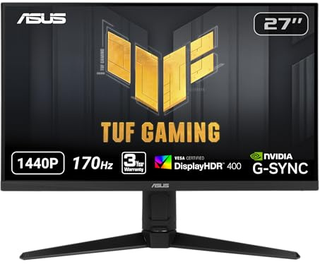 ASUS TUF Gaming VG27AQL1A 68,6 cm (27) 2560 x 1440 Pixeles Quad HD Negro
