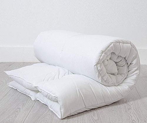 CnA Stores – 4.5 Tog Single Duvet - Super Soft Hollowfibre Summer Cool & light Cotton Blend Anti-Allergy Quilt
