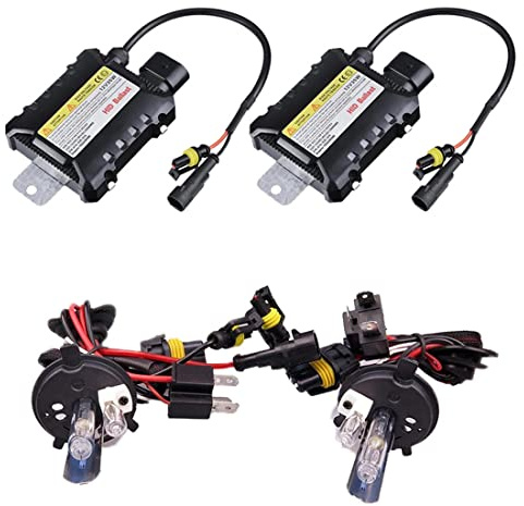 55W HID Xenon H1 Kit faro Lampadina allo xeno per auto 5000K Reattori elettronici digitali sottili