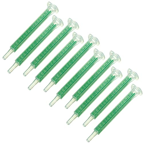 10pcs F6-16 tubi epossidici statici miscelatore ugello punta di miscelazione per cartuccia applicatore adesivo da 50ml e 37ml