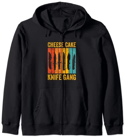 Gang de couteaux à gâteau au fromage rétro Funny Knife Collector Sweat à Capuche