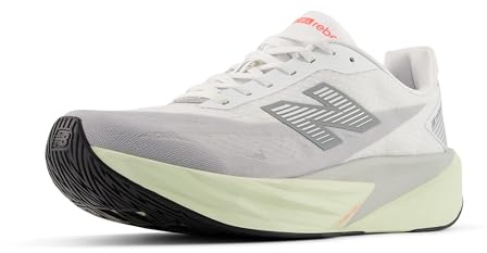 New Balance Men's FuelCell Rebel V5 Running Shoe, Raincloud/Mineral/White, 8.5 M