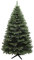 HOMCOM Künstlicher Weihnachtsbaum 180 cm Christbaum künstlich mit 1050 Spitzen Weihnachtsdeko inkl. Metallständer, für drinnen Grün
