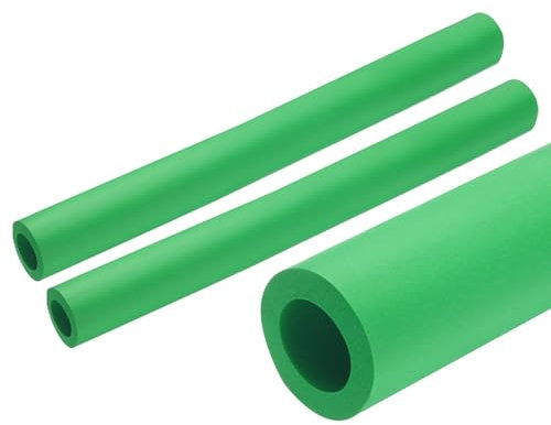 QUARKZMAN 2pz 10 Tubo Isolante per Tubi 18mm ID 30mm OD Tubo in Schiuma per Supporto Maniglia, Verde