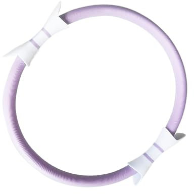 Pilates ringcirklar, bäckenbottenförstärkare, inre lårtränare, 35 cm mångsidig pilatesring, bäckenbottenförstärkning, dubbelgreppsdesign för män och kvinnor