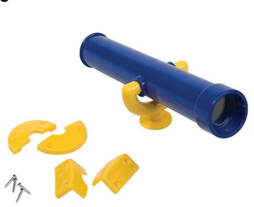 WRQIOO Fernrohr Spielturm, Fernrohr Kinder Spielturm, Teleskop Kinder Spielturm, Baumhaus Zubehör aus Wetterfestem Kunststoff, für Spielplatz/Spielset/Spielhaus/Baumhaus/Kinderzimmer