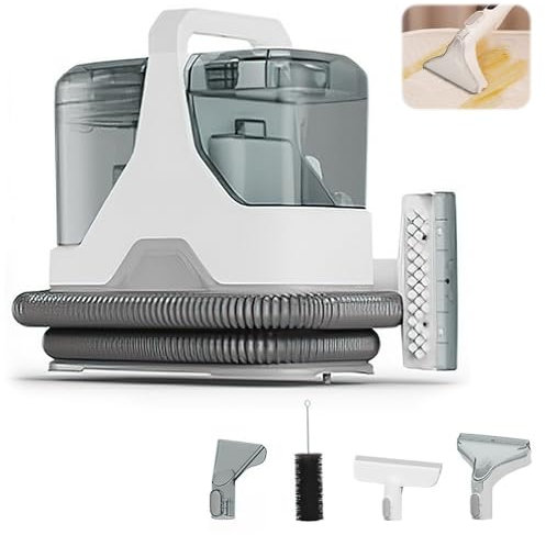 Waschsauger Teppichreiniger, Polsterreiniger Gerät und Nassauger, nasssauger polsterreiniger, Innenreinigungsmaschine, 15000pa Saugleistung für Teppich, Sofa, Polster, Treppen, Auto