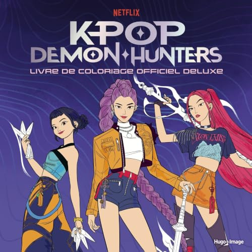 KPop Demon Hunters - Livre de coloriage officiel deluxe