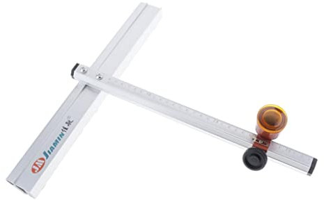 sharprepublic Cortador De Cristal De Alta Calidad T De La Escala De Los 37cm, Herramienta De Corte De La Tira De Cristal De La Producción