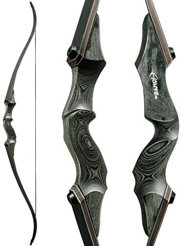 Archery Takedown Recurve Bow 58inch Traditional Longbow Hunting Targeting Practice (25.00)