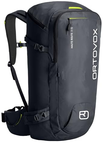 Ortovox Haute Route 38L S Backcountry Ski Backpack, Black Steel