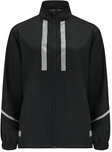 Time To Run Giacca da Corsa da Donna Con Tasche - Leggera Antivento Traspirante - Ideale Per L'esercizio E Il Jogging S Jet