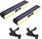 BORDEAG Lot de 2 Lampe Solaire Exterieur, Lumiere Solaire Exterieur avec Détecteur de Mouvement, Spot Solaire Exterieur, 3 Modes, pour Jardin, Garage, Patio, avec Support
