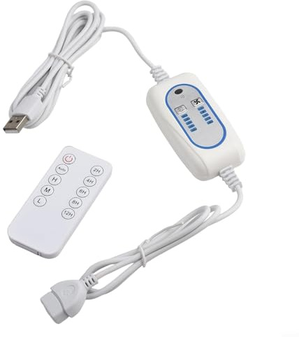USB Remote Control Extension Power Cable, For USB Timer Switch with 2/4/6/8/12 Hour Scheduling 5 Adjustable Levels for For USB Powered Equipment Table Fan Ceiling Fan USB LED Light