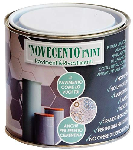 Finitura trasparente opaca pavimenti&rivestimenti Novecento Paint 500 ml